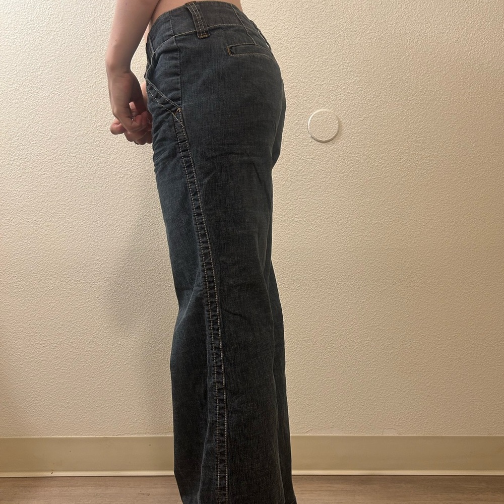 american rag cie flared jeans size 5 juniors sizing i think